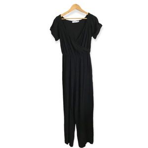 JustFab Cuff Sleeve Drawstring Jumpsuit Size S NW Sample tag. 
Chest 36”